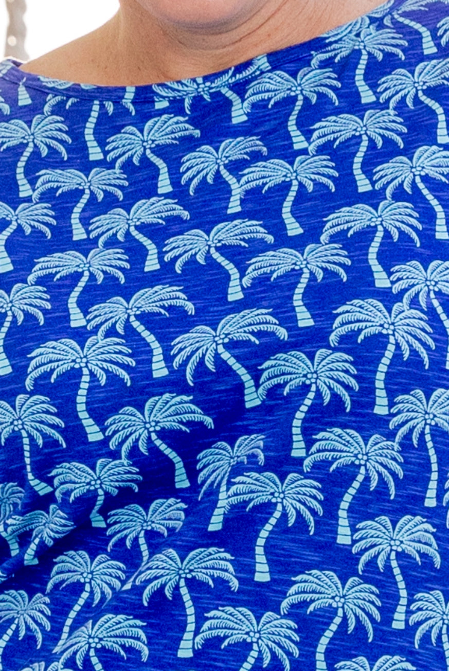 Palm Tree 3/4 Cotton Tee