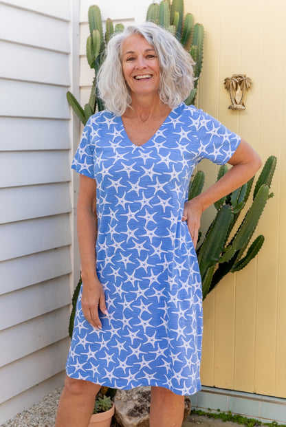 Seastar Short Sleeve Cotton Dress