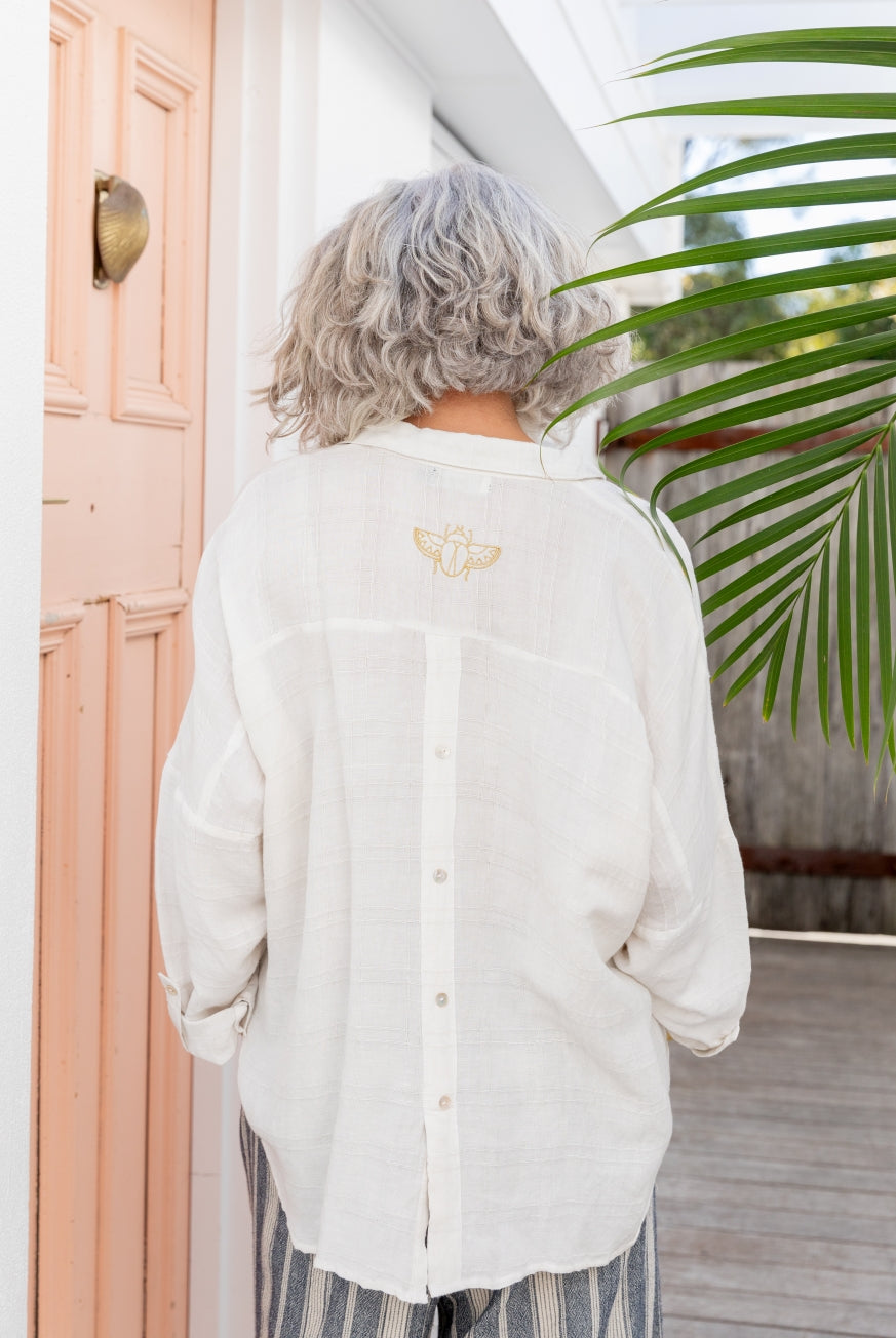 Amore Linen Blouse