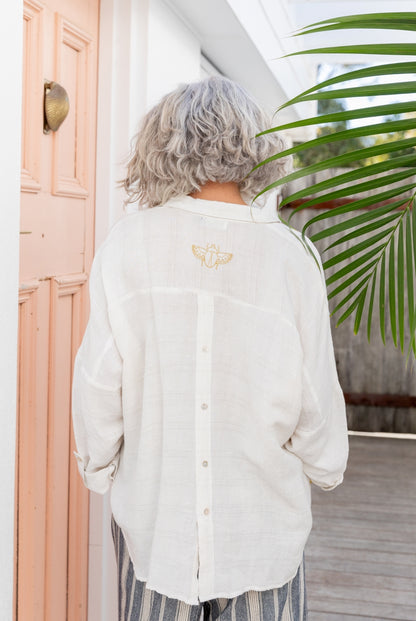 Amore Linen Blouse